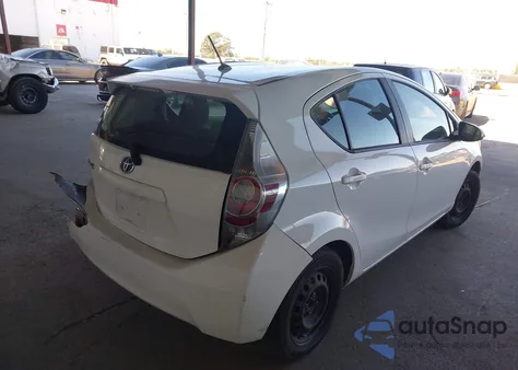 2012 Toyota Prius C One z USA, uszkodzony, nr VIN JTDKDTB30C1510143